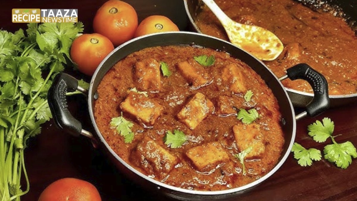 Spicy Paneer Masala Curry Recipe