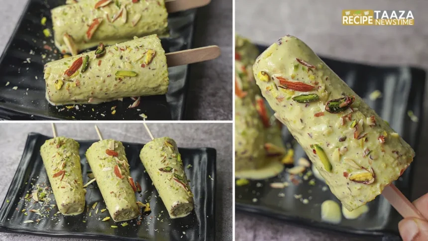 Kesar Pista Kulfi Recipe